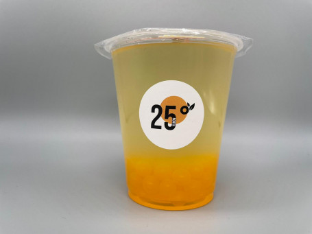 Mango And Passionfruit Tea With Peach Bubbles
