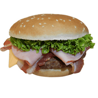 Schinken Bacon Amburger