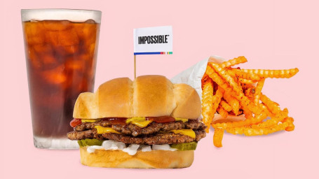 Burger-Kombination Im „Impossible Beast“-Stil