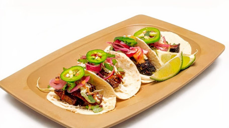 4 Beef Short Rib Tacos