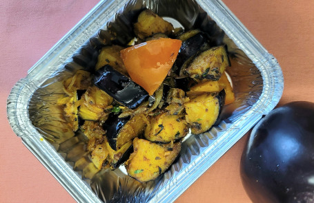 Chunky Aubergine Bhaji (Vg)