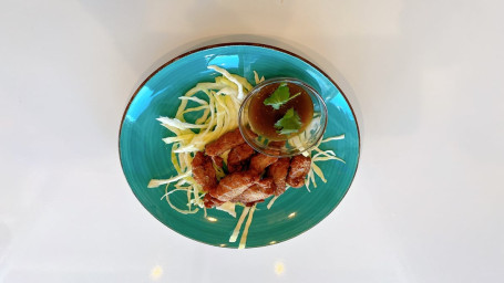 Fried Fish Munchies With Asian Sesame Sauce