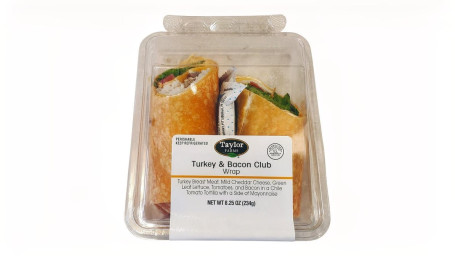 Truthahn-Bacon-Club-Wrap, 8,25 Oz.