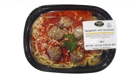 Spaghetti-Fleischbällchen-Einzelmahlzeit, 16,5 Oz.