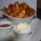 Wedges With Sour Cream And Sweet Chili Sauce