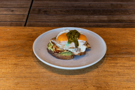 Avocado And Halloumi Stack