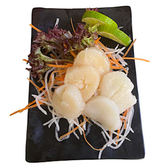 Jakobsmuscheln Sashimi