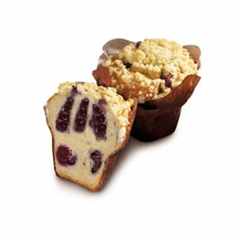 Muffin Blueberry Filled Crumble