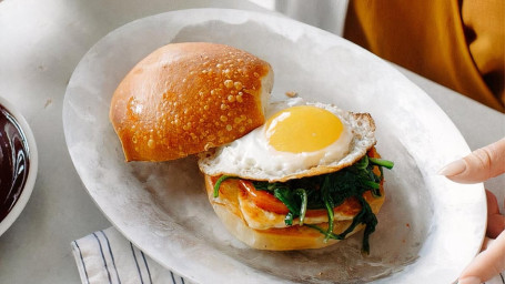 Halloumi Sunny-Side Breakfast Sandwich