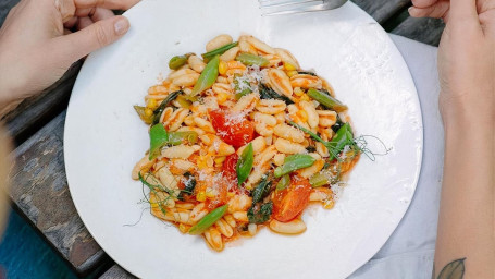 Cavatelli With Summer Vegetables Tomato Jam