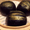 Black Gold Salted Egg Yolk Bun