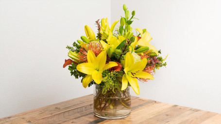 Seasonal Arrangement In A Vase