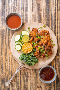 Korean Fried Chicken Hán Shì Zhà Jī Pèi Tián Suān Zhī Huò Hán Shì Là Wèi Shāo Kǎo Zhī