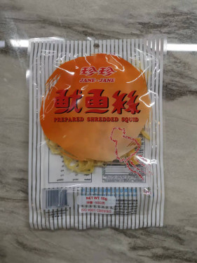 Jj Prepared Shredded Squid 50G