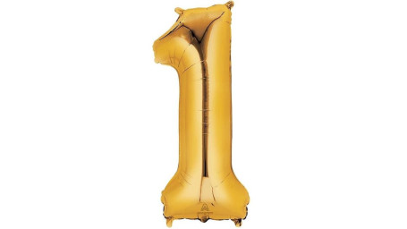34 '' Goldzahl (1) Ballon
