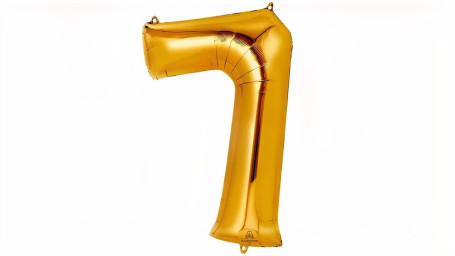 35 '' Goldzahl (7) Ballon