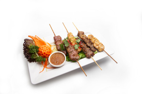 106 Satay Skewers Pork Shā Diē Chuàn Shāo Zhū Ròu