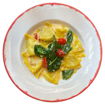 Ravioli Di Tartufo Con Spinaci