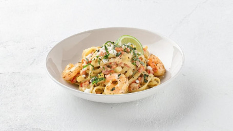 Southwest Shrimp Fettucine