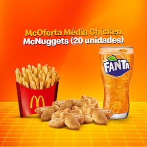 Durchschnittliche Mcoferta Chicken Mcnuggets 20 Einheiten