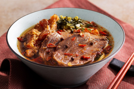 Chuān Wèi Bàn Jīn Bàn Ròu Miàn Braised Beef Tendon Noodle Soup In Sichuan Style