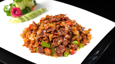 Bái Là Jiāo Chǎo Xiān Jī Zá Stir Fried Chicken Giblets With Dry White Pepper