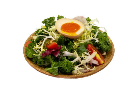 Liú Xīn Dàn Yòu Zi Shā Lā Molten Egg Yuzu Salad