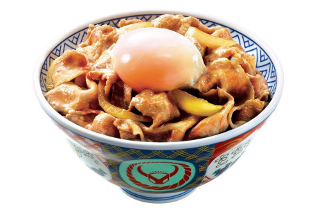 Zhī Shāo Wēn Quán Yù Zi Tún Ròu Jǐng Dà Shèng Teriyaki-Schweinefleisch Und Hot Spring Egg Bowl Large