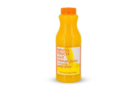 Nature's Touch Orange Juice, Pint