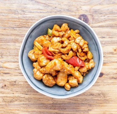 Gōng Bǎo Jī Dīng Miǎn Là Pan Fried Chicken In Kung Pao Style (No Chilli)