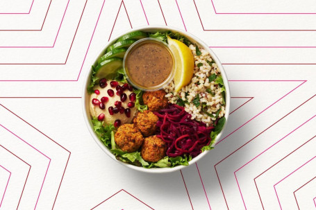 Humous Falafel Mezze Salad (Vg) (V)