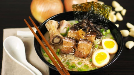 Garlic Bone Marrow Noodle Soup