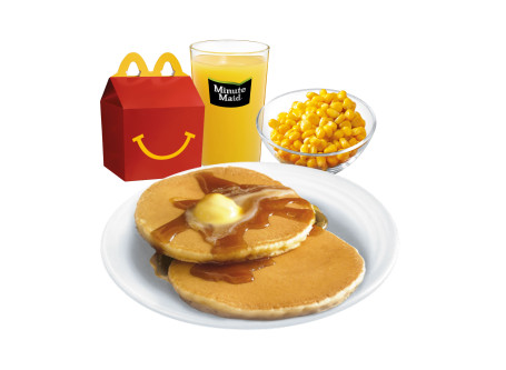 Happy Meal Hotcakes (2 Stück Kāi Xīn Lè Yuán Cān Rè Xiāng Bǐng (2Jiàn