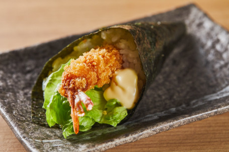 Zhà Xiā Shǒu Juǎn Fried Shrimp Temaki