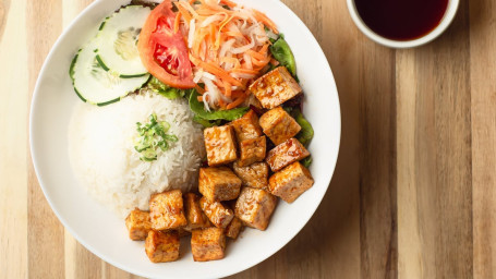 Sauteed Lemongrass Tofu With Steamed Rice