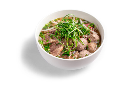 Pho Combo 2 Toppings Tāng Hé Shuāng Pīn