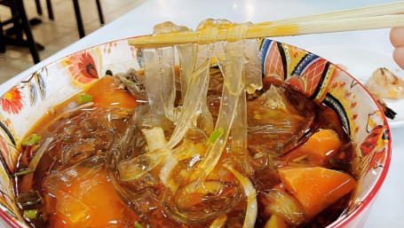 K55 Beef Stew W/Crystal Noodle Niú Nǎn Shuǐ Jīng Fěn Tiáo Tāng