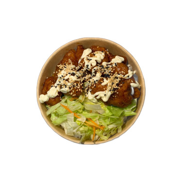 Soy Garlic Chicken Karaage Donburi