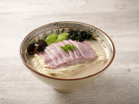 H3 Xiān Ròu Juǎn Zhū Gǔ Tāng Lā Miàn La Mian With Sliced Pork In Signature Pork Bone Soup