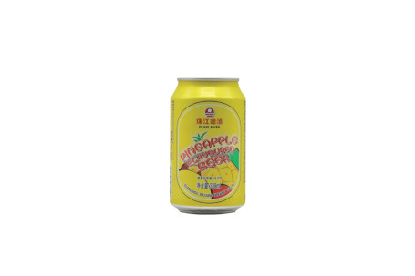 Bō Luó Pí Dī Jiǔ Jīng Piān Tián Guàn Pineapple Beer Low Al., Relatively Sweet