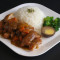 En24. Japanese Style Curry Chicken Cutlet On Rice Rì Shì Kā Lí Jī Bā Fàn