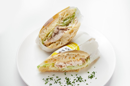 Chicken, Lemon Mayo Lettuce Sandwich