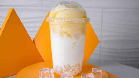 Pineapple Yogurt With Crystal Bubble