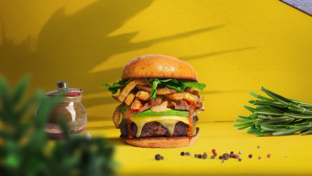 Loaded It Up Vegan French Fries Burger