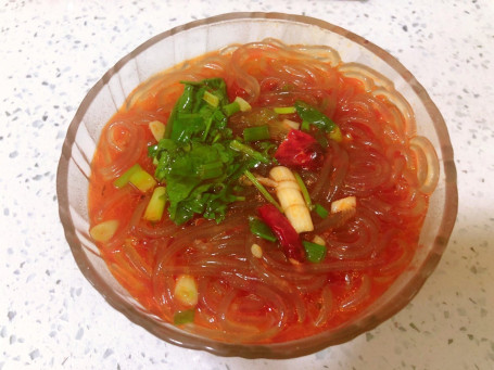 Hot And Sour Glass Noodle Soup Sì Chuān Suān Là Fěn