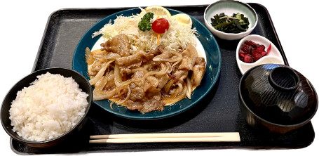 Sauteed Pork With Ginger Sauce Set