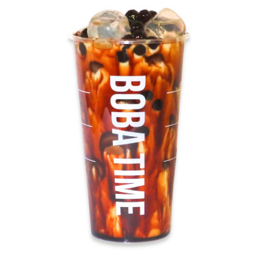 Brown Sugar Boba Latte Hēi Táng Bō Bō Ná Tiě