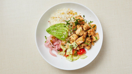 Mediterranean Chicken Keto Rice Bowl