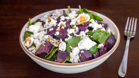 Roasted Beetroot, Feta And Spinach Salad