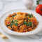 jiā zhī hóng jiàng zuǒ xiāng kǎo jī ròu yì dà lì miàn Chicken Pasta with Homemade Tomato Sauce